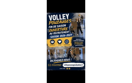 Recrutement saison 2026-2027